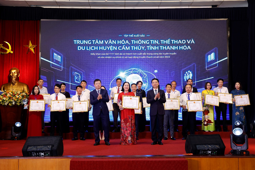 Thanh Hóa có một tập thể, 01 cá nhân được tôn vinh điển hình tiên tiến toàn quốc trong công tác thông tin cơ sở năm 2024