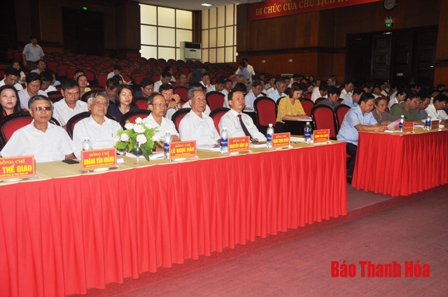 Hội thảo khoa học “Bác Hồ với Thanh Hóa – Thanh Hóa 50 năm thực hiện Di chúc của Chủ tịch Hồ Chí Minh”